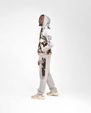 Zasberry Royal Marble Hoodie Set- Grey & Gold Edition