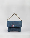 Zasberry Exotic Embroidery Logo Jean Bag