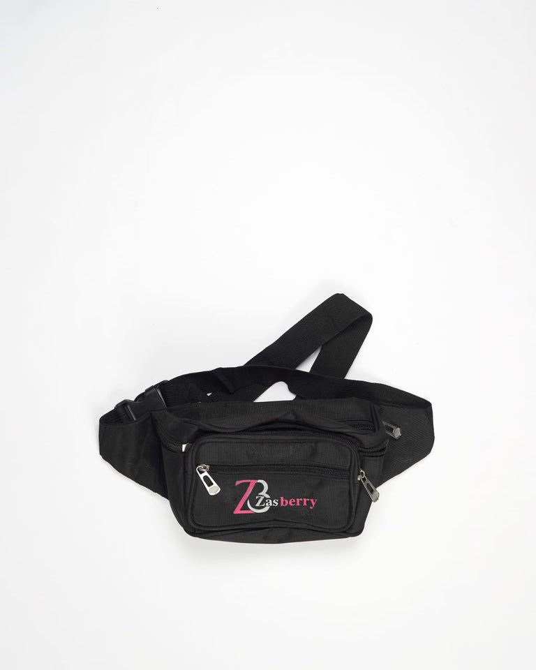 Zasberry Full Logo Waist Bag Black
