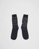 Zasberry Purple/Black/White Logo Stockings