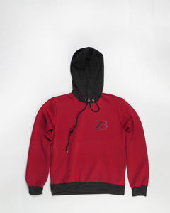 Zasberry Red/Black Full Logo Hoodie Top