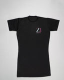 Zasberry Women's T-Shirt All Black With Printing Logo