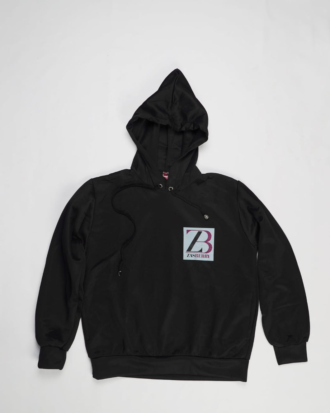 Zasberry Unisex Hoodie Top All Black