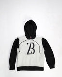Zasberry Logo Print Hoodie Black/White