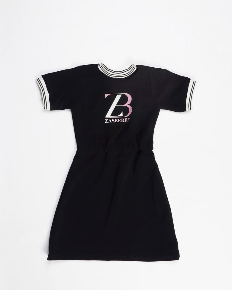 Zasberry Female Kids Black Dress