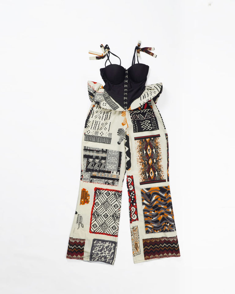 Zasberry African Fabric Unique Jumpsuits