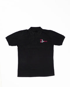 Zasberry Black Classic Polo Shirt In Embroidery Logo