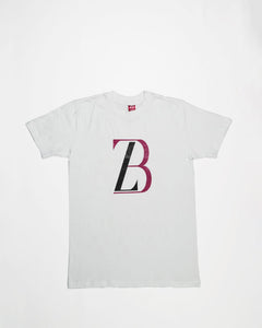 Zasberry Cotton T-Shirt White With Print Logo