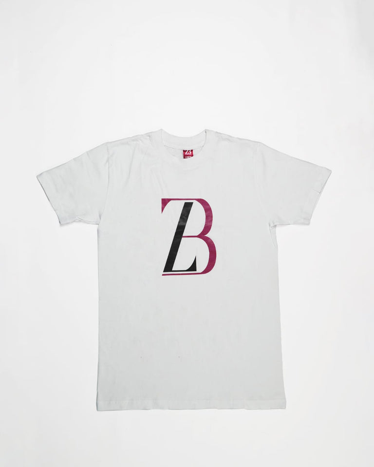 Zasberry Cotton T-Shirt White With Print Logo