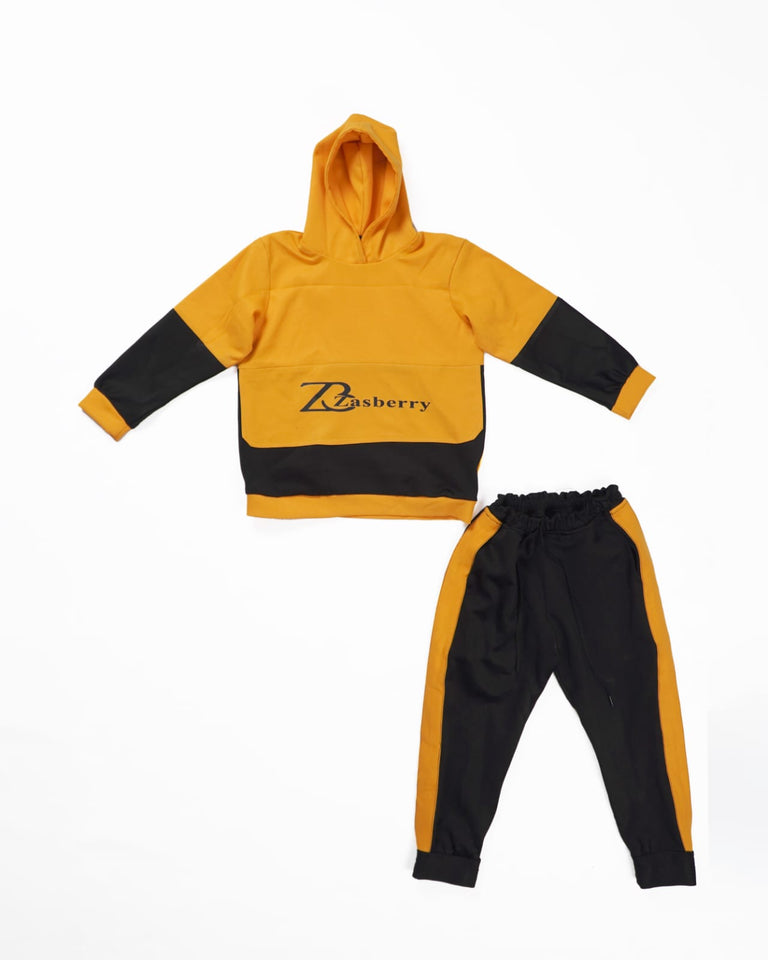 Zasberry Boy Kid Two Piece Set With Print Logo