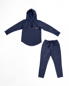 Zasberry Denim Two Piece Men Set