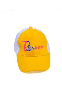 Zasberry Monogram Logo Suede Face Cap