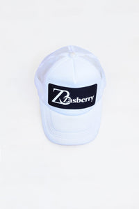 Zasberry Print Logo White Face Cap