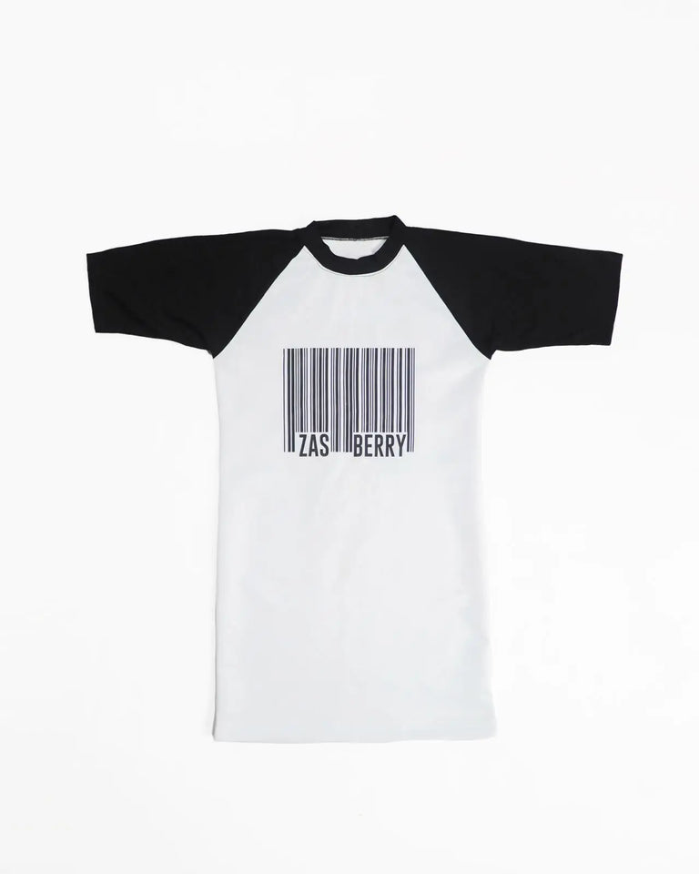 Zasberry Interlock Barcode Dress