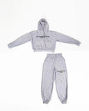 Crop Top Hoodie Set