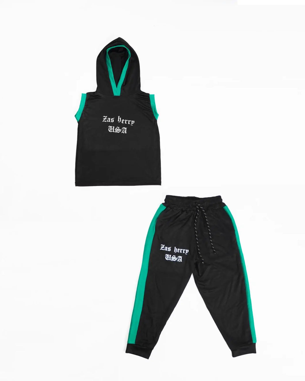 Zasberry Kids Sleeveless Hoodie Set