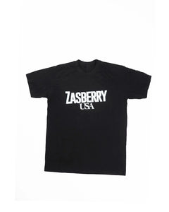 Zasberry USA Logo Polo Shirt Black