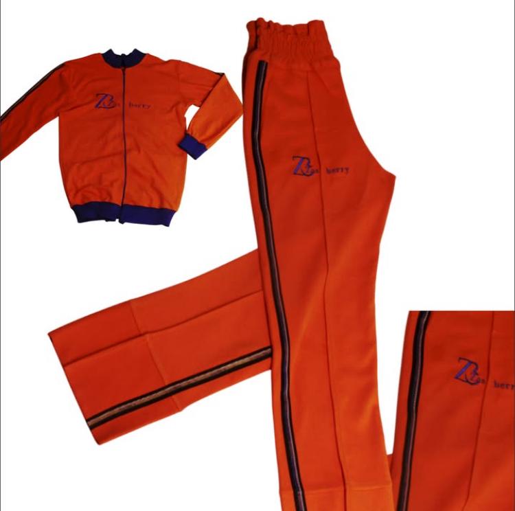 Zasberry Men Orange Tracksuit