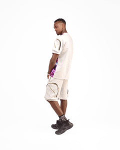 Zasberry Urban Fusion Zip-Detail Short Set- Pink Camo Edition