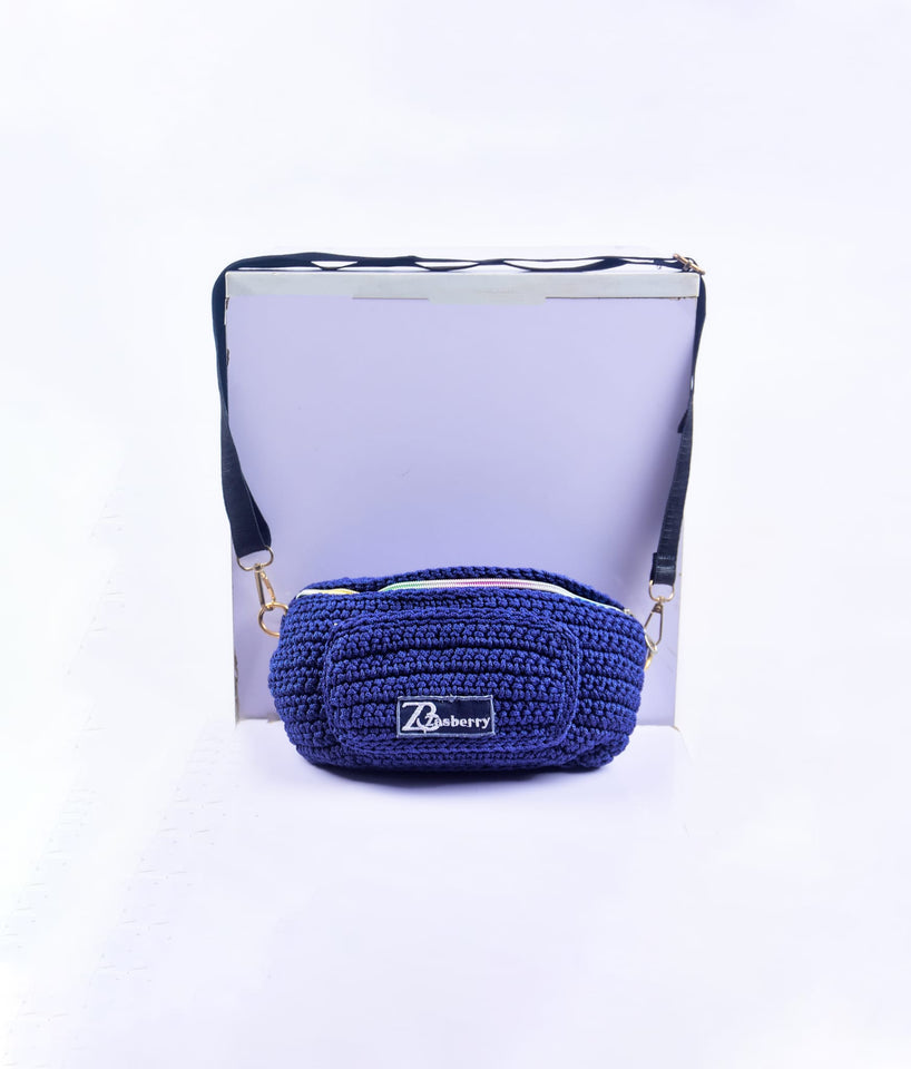 Zasberry Crochet Embroidery Waist Bag