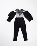 Zasberry Butterfly Hand Jumpsuit