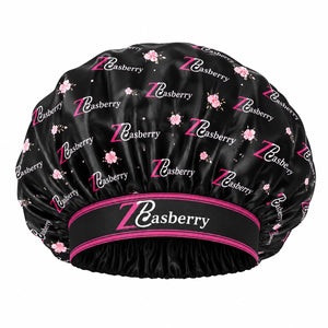 Zasberry® Luxury Satin Sleep Bonnet – Signature Floral Edition