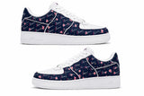 Zasberry Blossom Signature Leather Sneakers – Luxury Floral Designer Low-Top Trainers