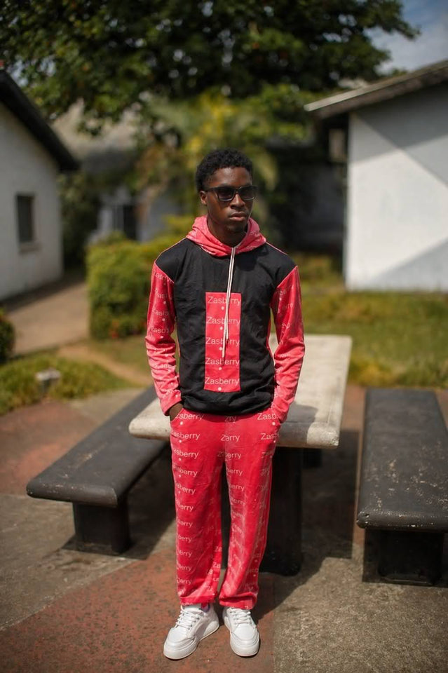 Zasberry Midnight Rose Hoodie &amp; Long Set – Signature Edition