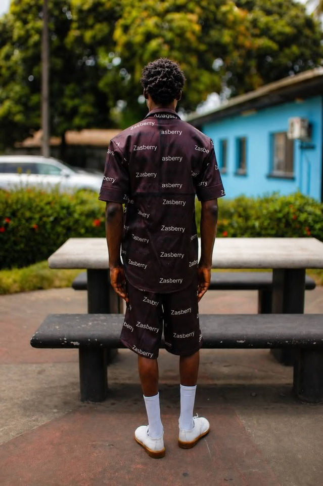 Zasberry Cocoa Monogram Resort Set – Luxury Street Edition