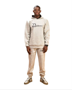 Zasberry Signature Tech Pocket Hoodie Set-Sand Beige