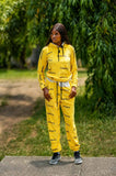 Zasberry Neon Luxe Signature Tracksuit – Yellow Edition