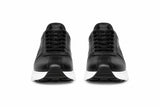 Zasberry® Noir Platform Leather Sneakers