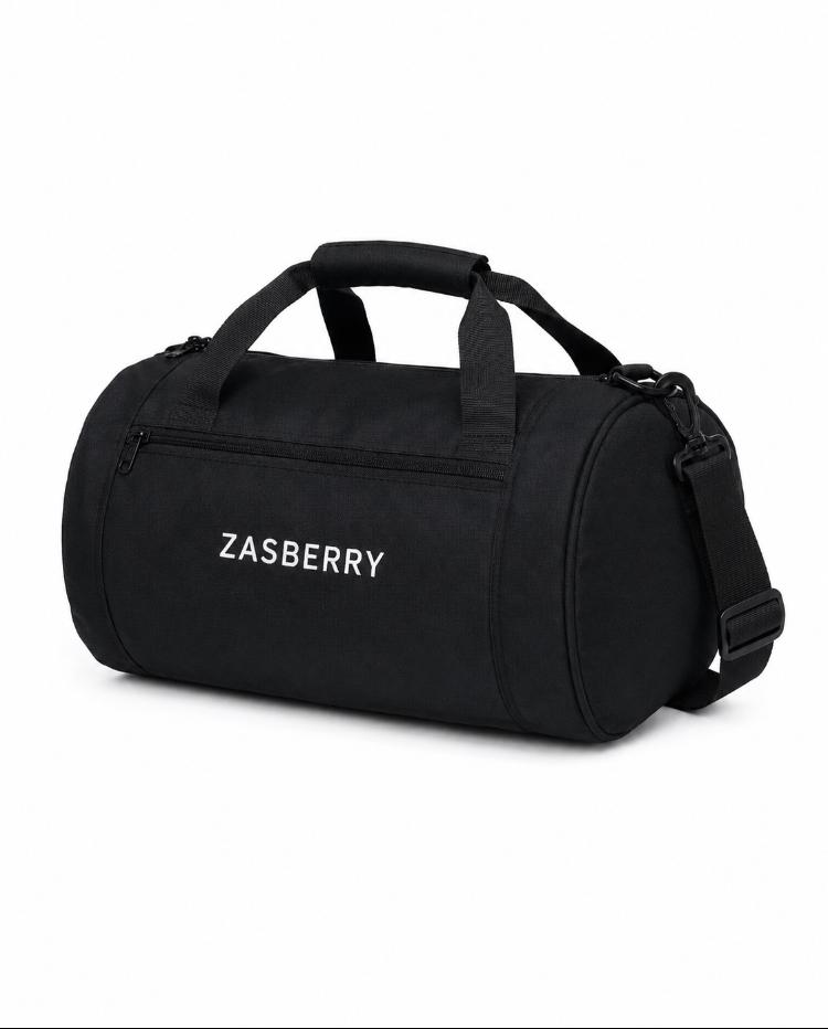 Zasberry Elite Travel Duffel Bag – Midnight Black Edition