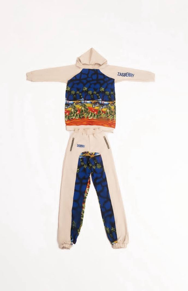Zasberry Island Luxe Hoodie Jogger Set