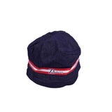 Zasberry Denim hat with zasberry riby