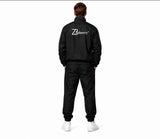 Zasberry Elite Nylon Tracksuit Set – Midnight Black Edition