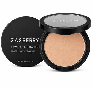 Zasberry Velvet Matte Powder Foundation – Flawless Skin Edition