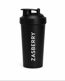 Zasberry Premium Performance Shaker Bottle – Matte Black Edition