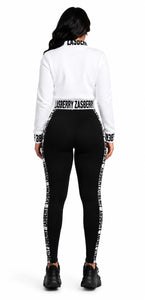 Zasberry Signature Monochrome Luxe Two-Piece Active Set