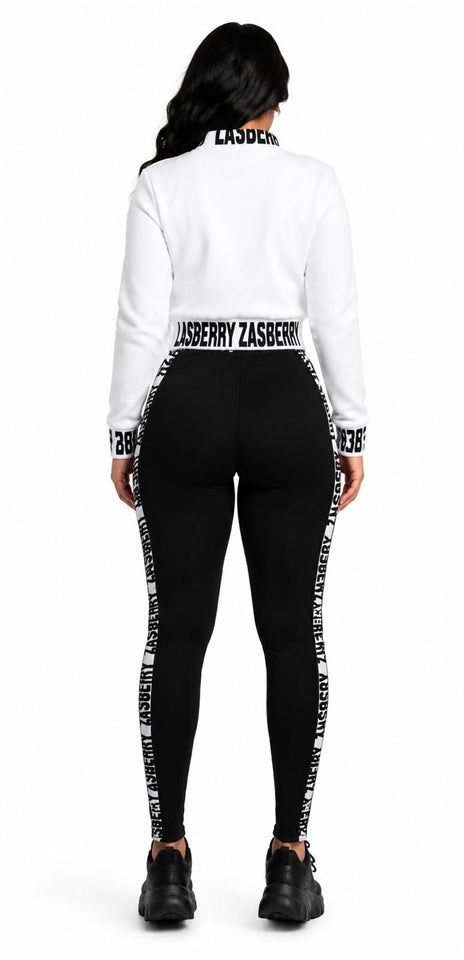 Zasberry Signature Monochrome Luxe Two-Piece Active Set