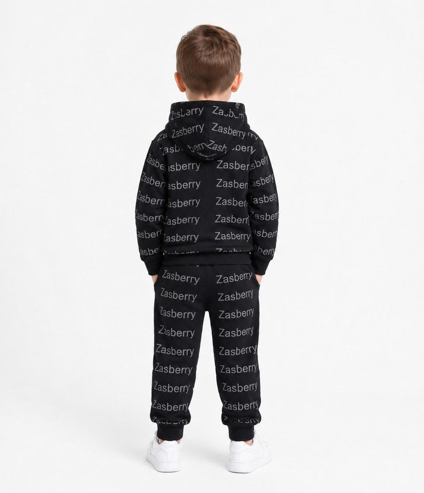 Zasberry Mini Monogram Luxe Hoodie Set