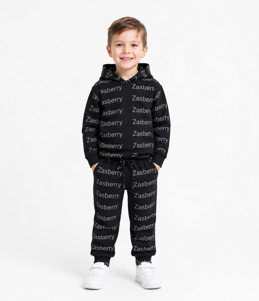 Zasberry Mini Monogram Luxe Hoodie Set