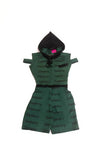 Zasberry Signature Luxe Hooded Romper Dress