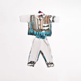 Zasberry Baby Boys Abstract Stripe Shirt &amp; Pants Set – Stylish Two-Piece Outfit