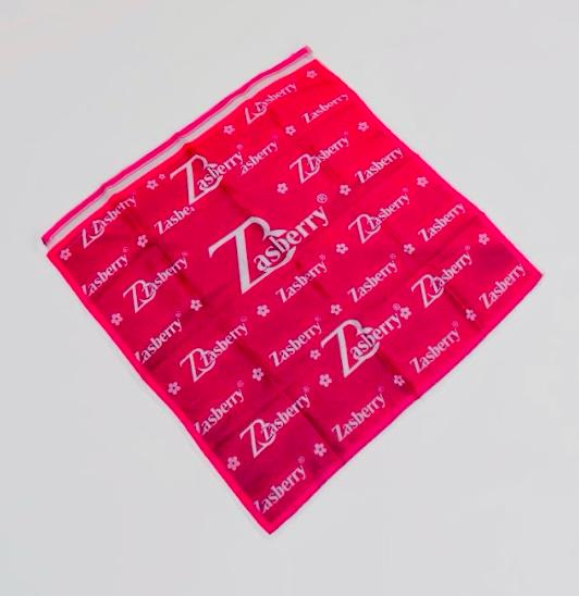 Zasberry Ruby Bloom Signature Silk Scarf