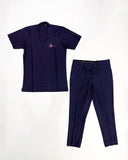Zasberry Embroidery Logo Cashmare Fabric Two Piece Set