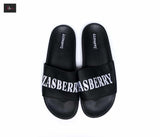 Zasberry Embroidery Slide Sandals
