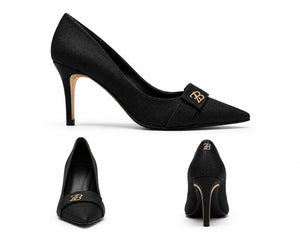 Zasberry® Étoile Pointed-Toe Leather Pumps
