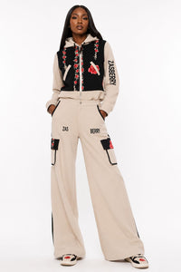 Zasberry Blossom Luxe Cargo Tracksuit
