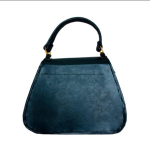 Zasberry- Holdme Ladies Leather Black bag Medium